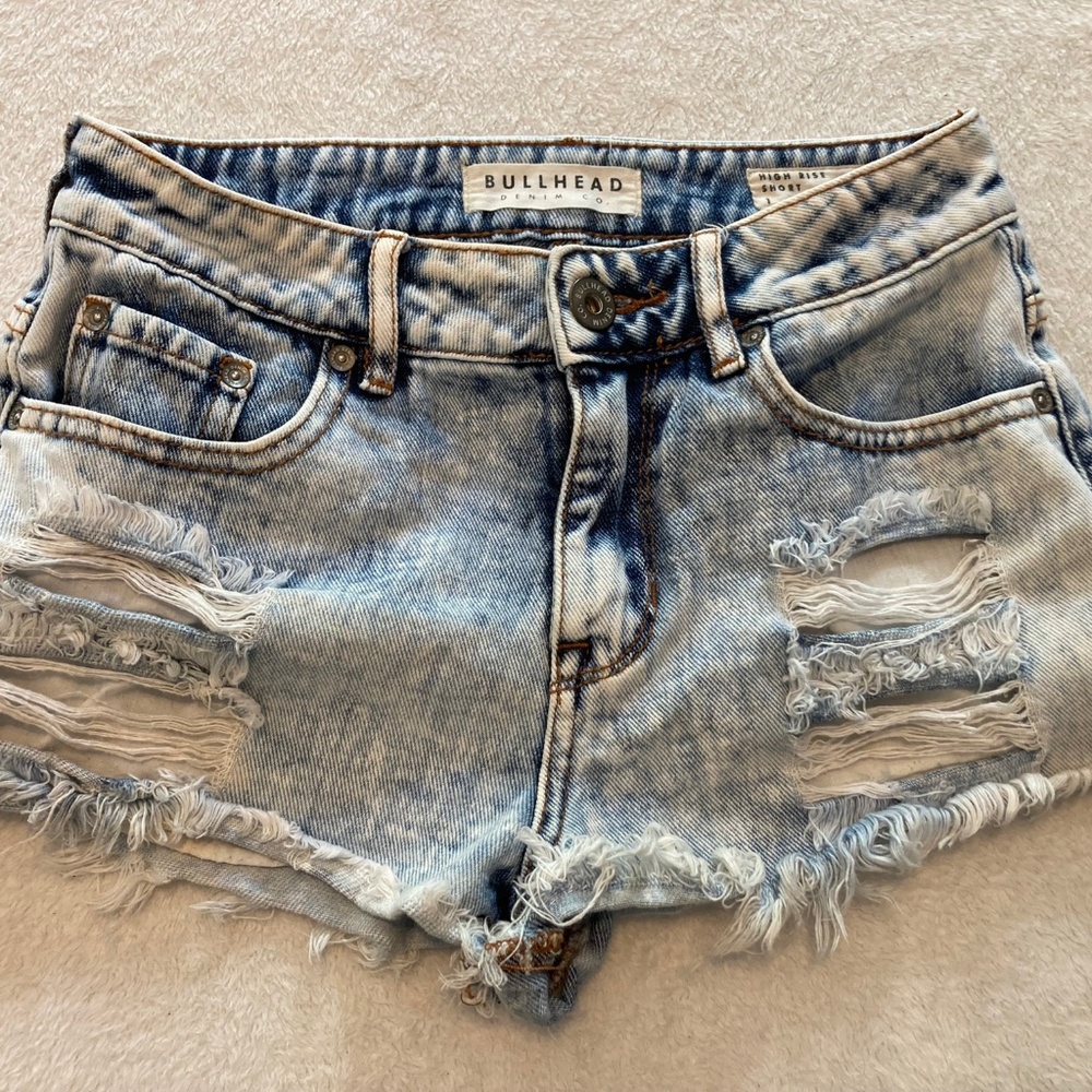Bullhead Denim Distressed Shorts size 1